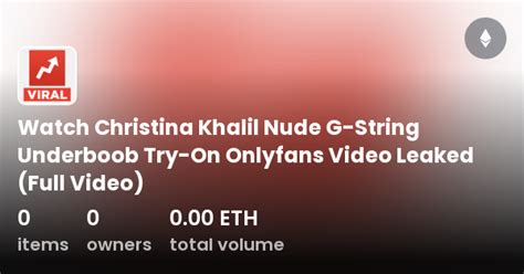 christina cataldo sex|Christina Khalil Full Nude PPV Video Leaked